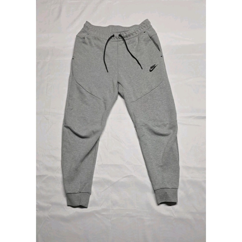 Nike Tech Fleece Joggers Mens Small Heather Grey Sweatpants CU4495-063